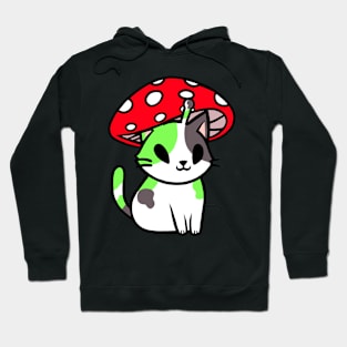 Alien Calico Cat Mushie Hoodie